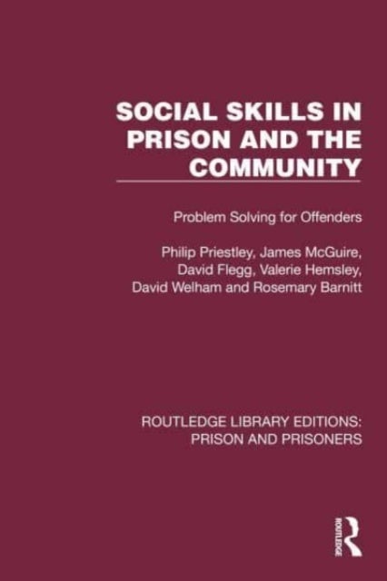 Social Skills in Prison and the Community - Problem-Solving for Offenders
