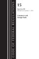Code of Federal Regulations, Title 15 Commerce and Foreign Trade 0-299, Revised as of January 1, 202