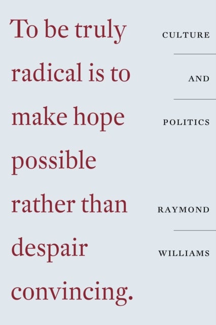 Culture and Politics - Class, Writing, Socialism