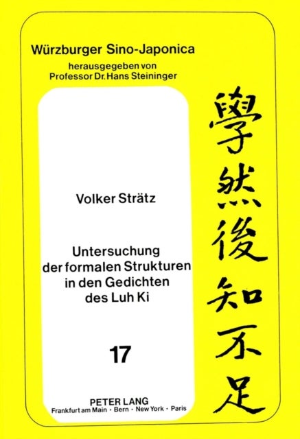 Untersuchung der formalen Strukturen in den Gedichten des Luh Ki