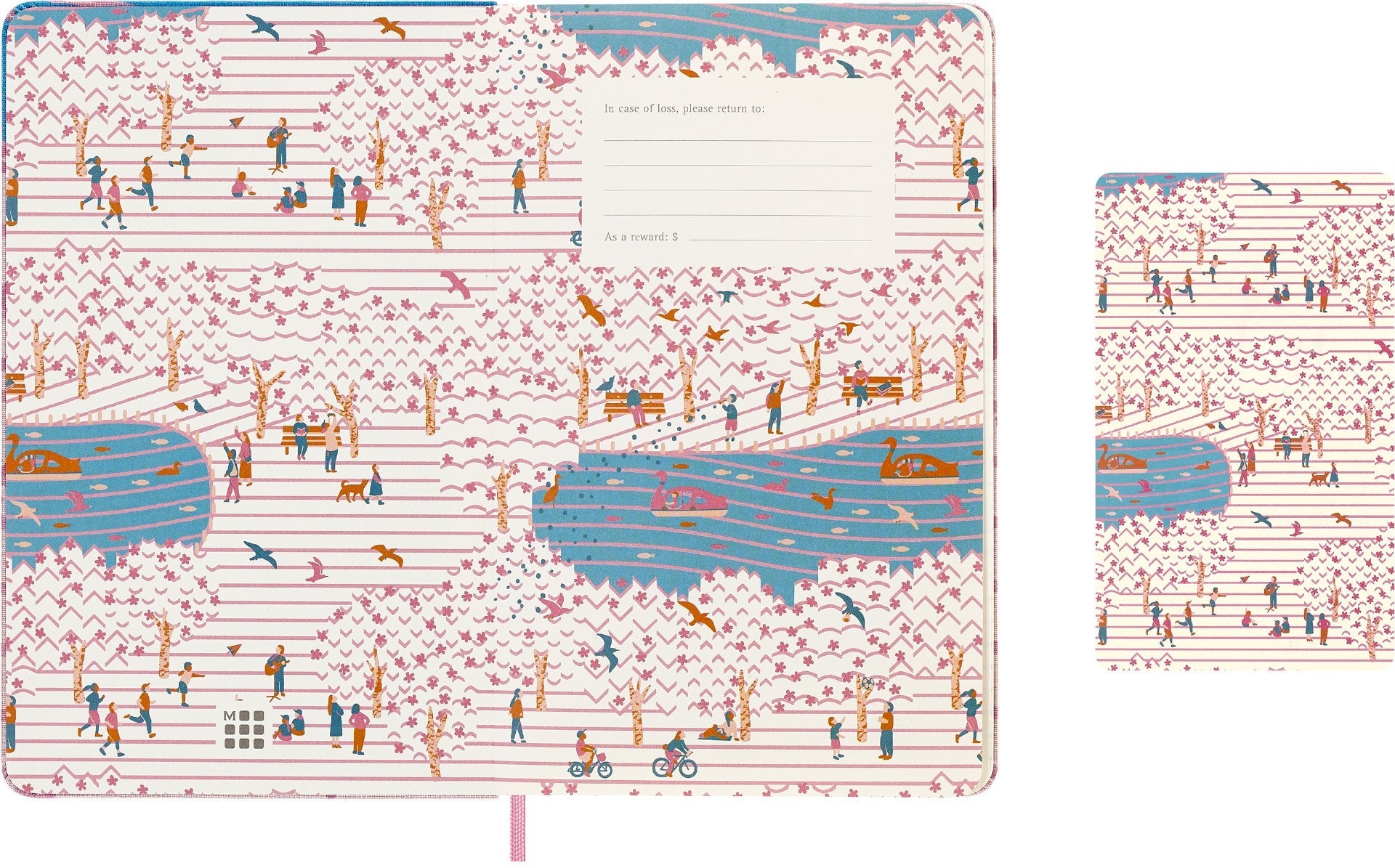 Notatbok Moleskine LE Hard Linjert Large Sakura