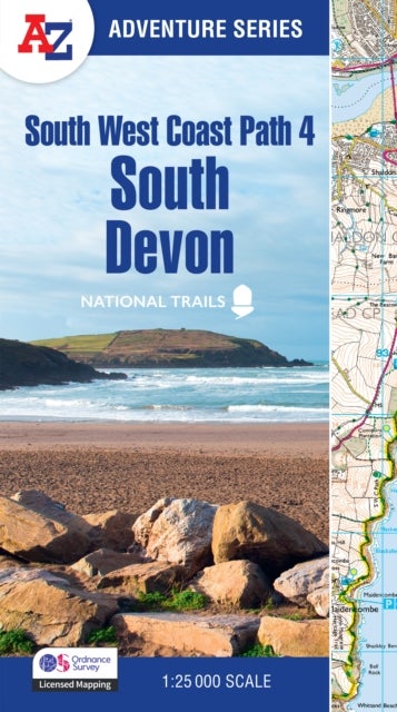South West Coast Path 4 – South Devon - With Ordnance Survey Mapping