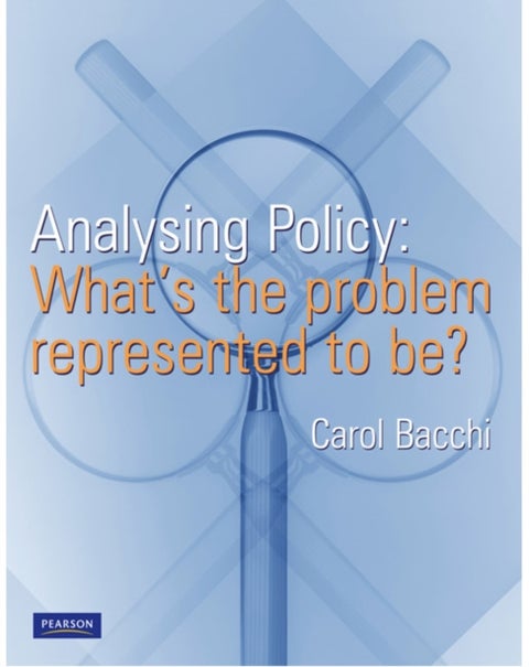 Analysing Policy - What's the problem represented to be?