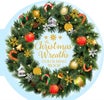 The Christmas Wreaths Colouring Book