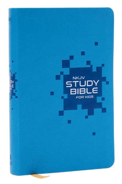 NKJV Study Bible for Kids, Blue Leathersoft - The Premier Study Bible for Children (Ages 7-12)
