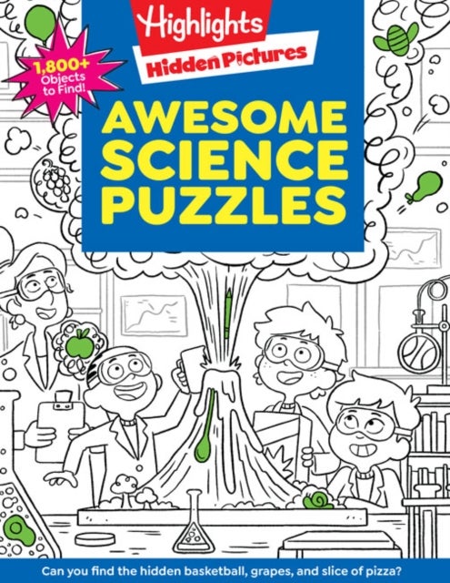 Awesome Science Puzzles - Find and Seek 100+ Science Hidden Picture Puzzles for Kids 6+, Highlights Puzzle Book for Kids