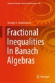 Fractional Inequalities In Banach Algebras