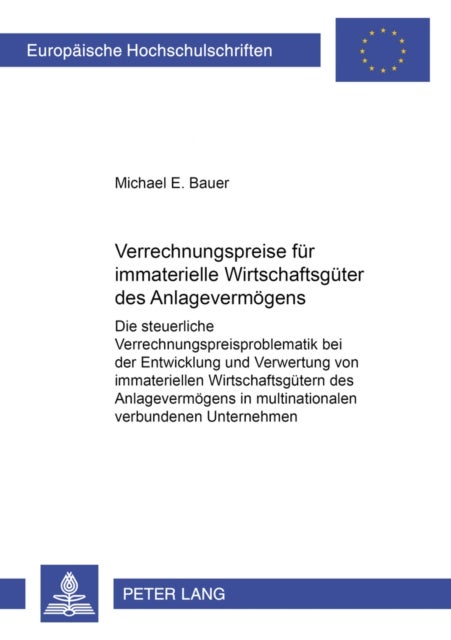 Verrechnungspreise fuer immaterielle Wirtschaftsgueter des Anlagevermoegens