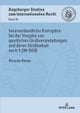 Innerverbandliche Korruption bei der Vergabe von sportlichen Großveranstaltungen und deren Strafbarkeit nach § 299 StGB