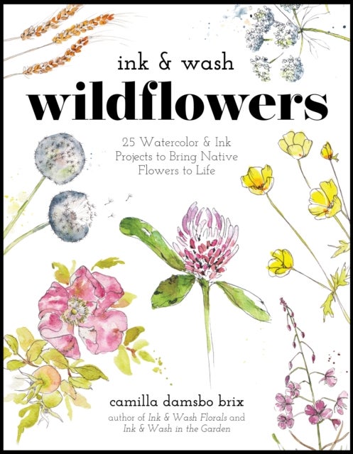 Ink & Wash Wildflowers - 25 Watercolor & Ink Projects to Bring Native Flowers to Life