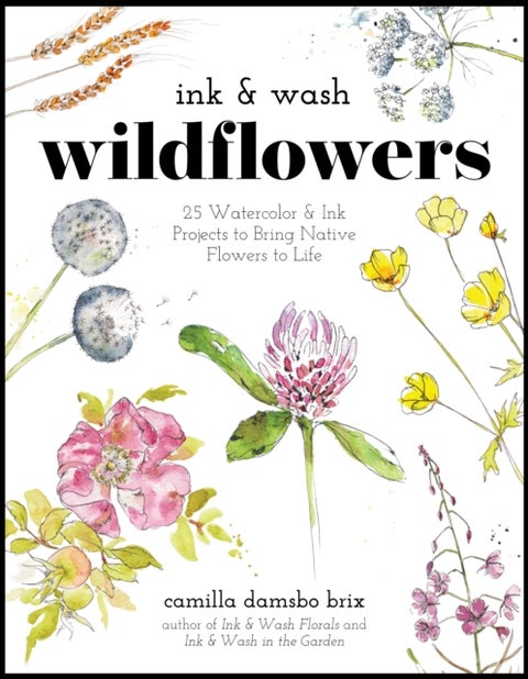 Ink & Wash Wildflowers - 25 Watercolor & Ink Projects to Bring Native Flowers to Life
