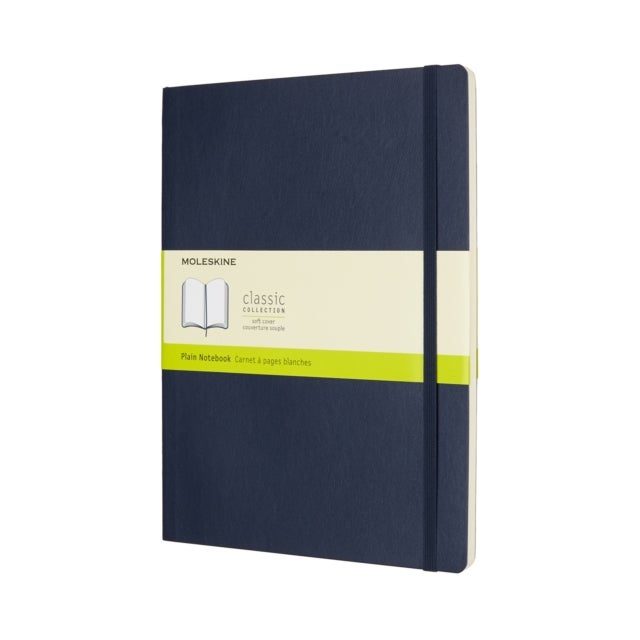 Moleskine Notatbok Ulinjert Safir Myk XL
