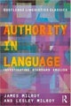 Authority in Language