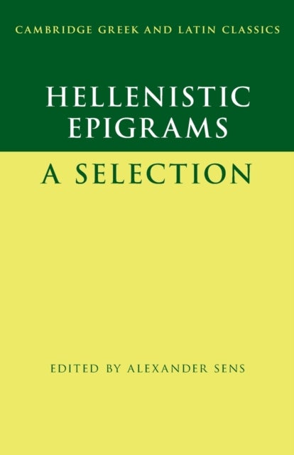 Hellenistic Epigrams - A Selection