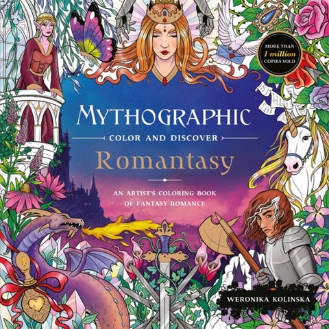 Mythographic Colour and Discover: Romantasy - An Artist’s Colouring Book of Fantasy Romance
