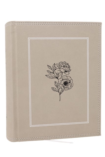 NKJV, Journal the Word Bible: Reflect, Journal or Create Art Next to Your Favorite Verses (Stone Leathersoft over board, Red Letter, Comfort Print)