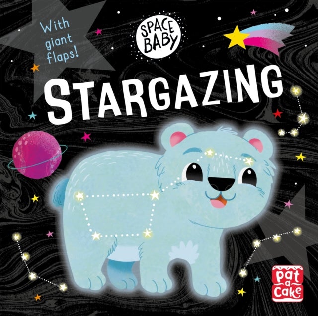 Space Baby: Stargazing - A board book with giant touch-and-feel flaps!