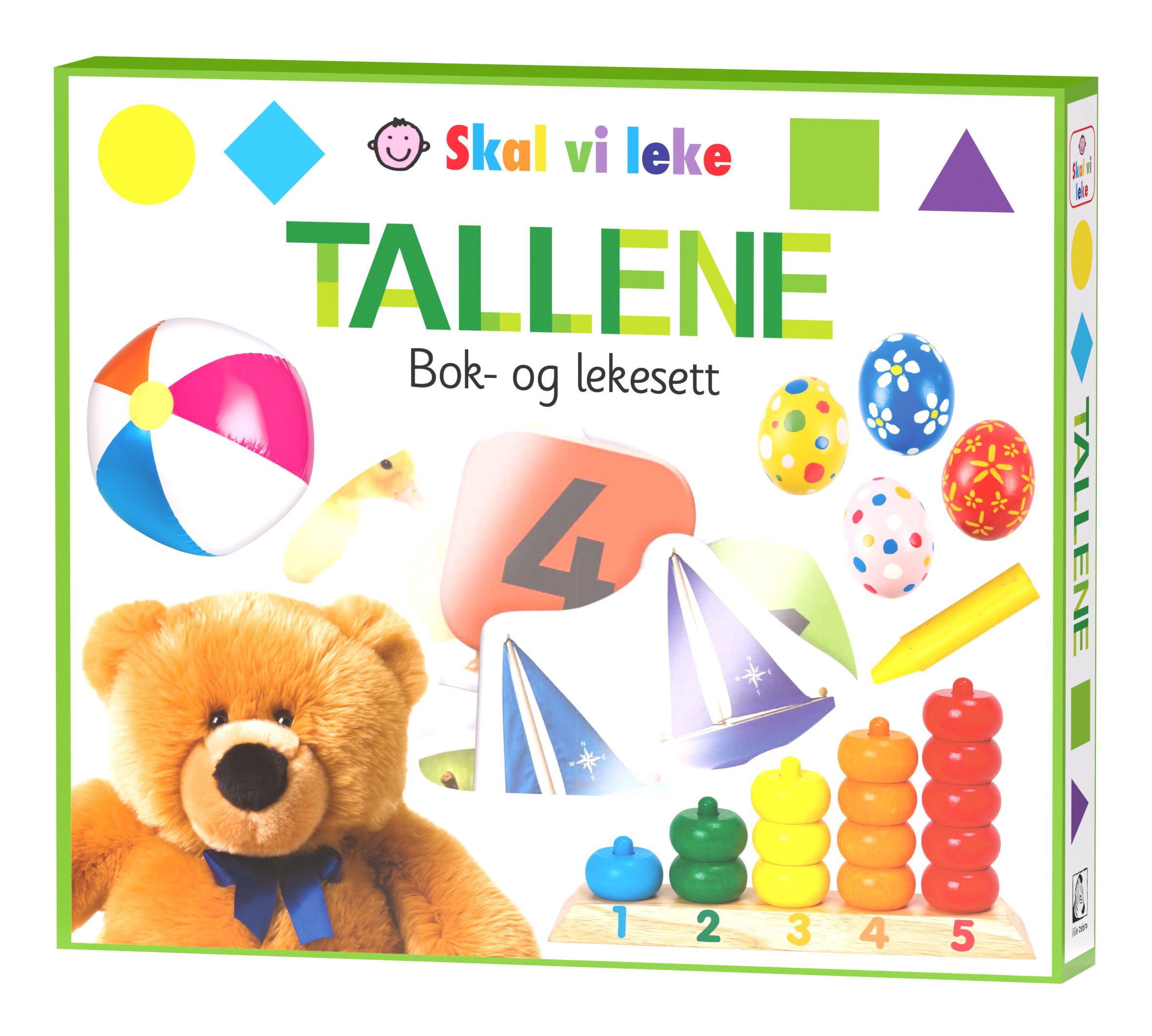 Tallene - skal vi leke : med bok og puslespillbrikker