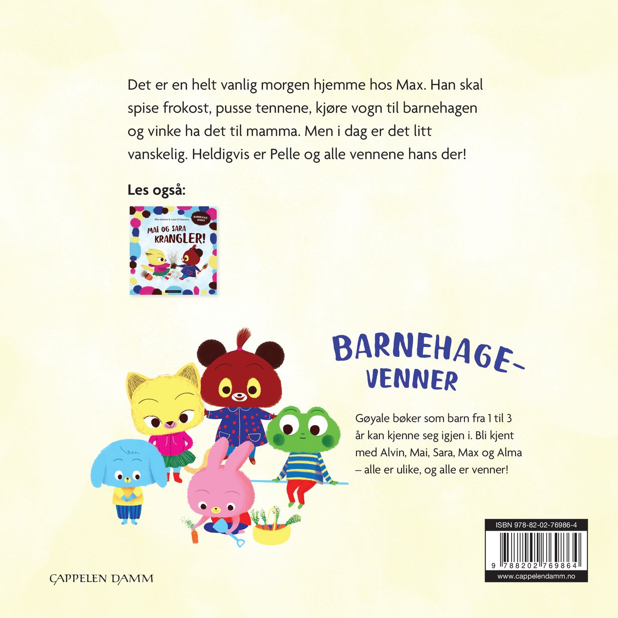 Max skal i barnehagen