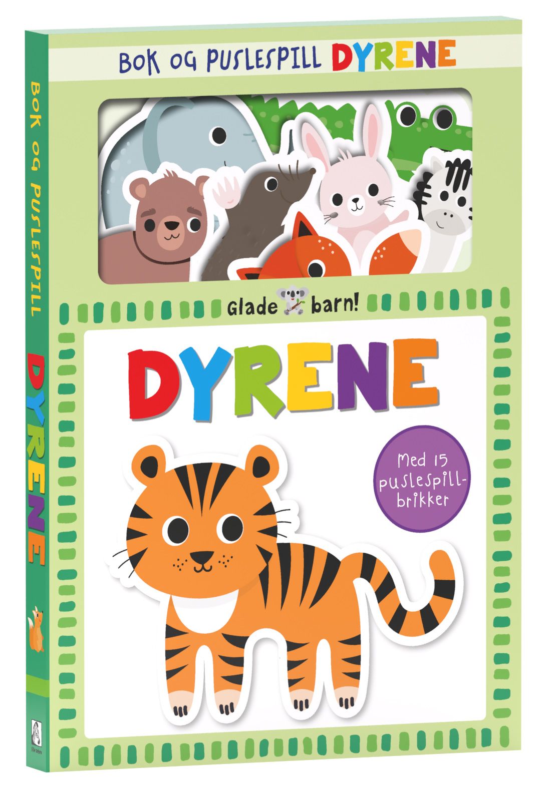 Dyrene - bok og puslespill