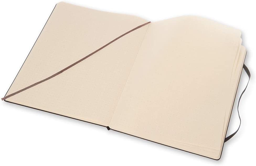 Notatbok Moleskine Classic Hard XL - Prikker Black