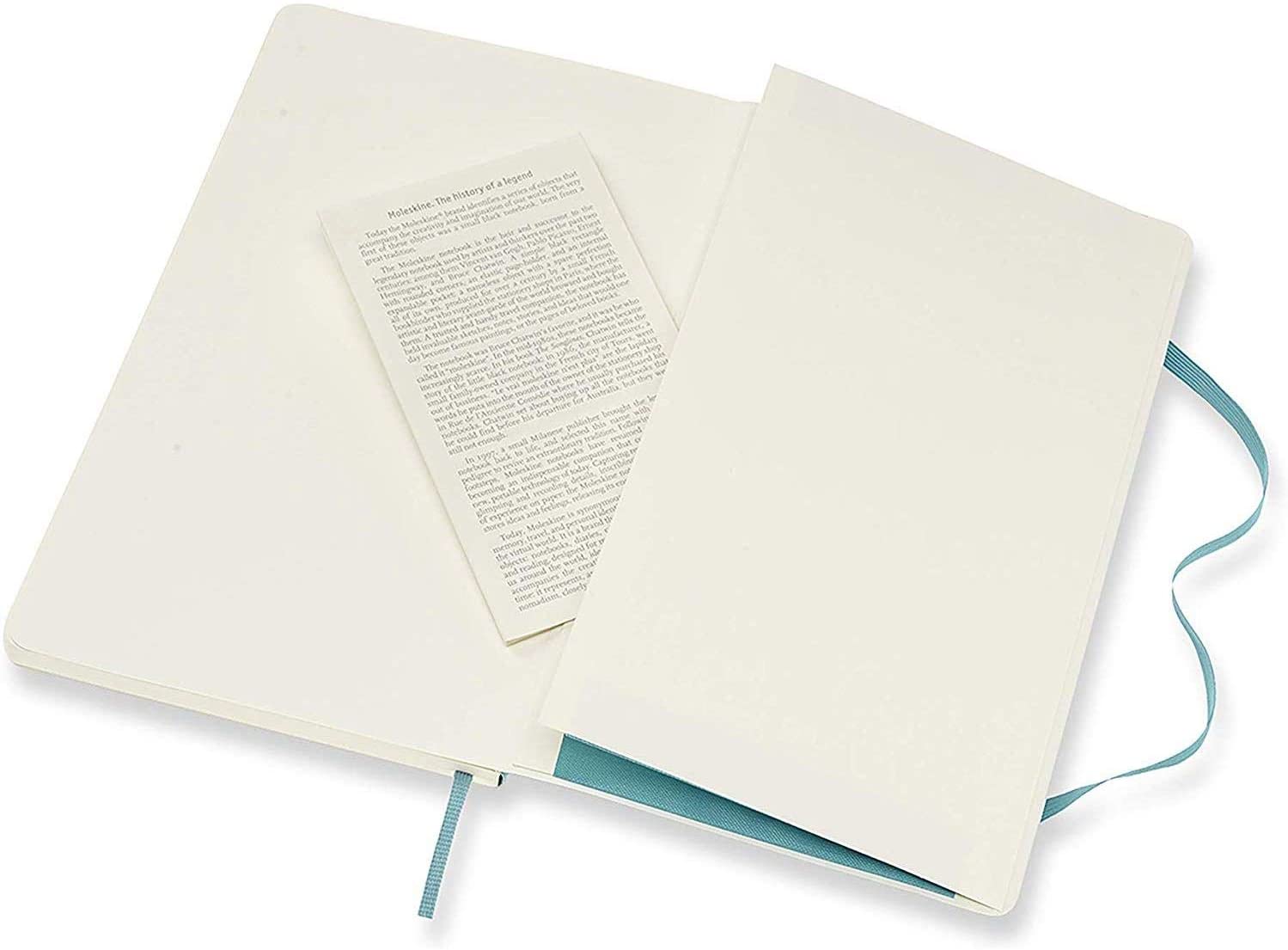 Moleskine Reef Blue Notebook Large Ruled Soft