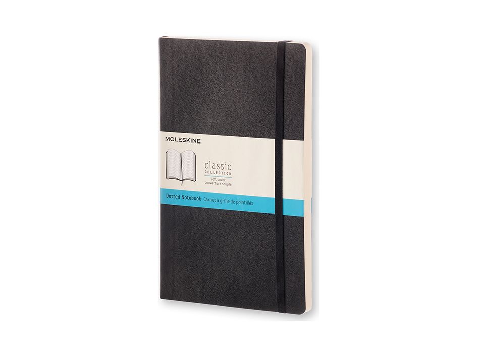 Moleskine Notatbok Dot Sort Soft Large