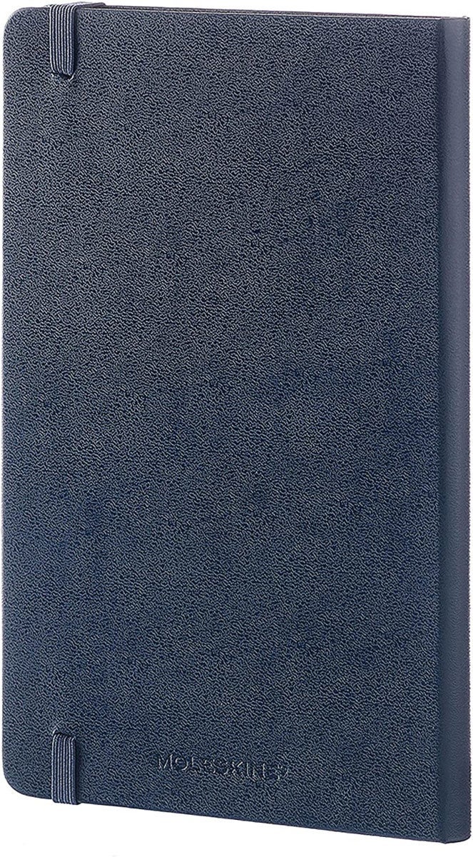 Moleskine Notatbok Linj. Saf.Blå Hard L
