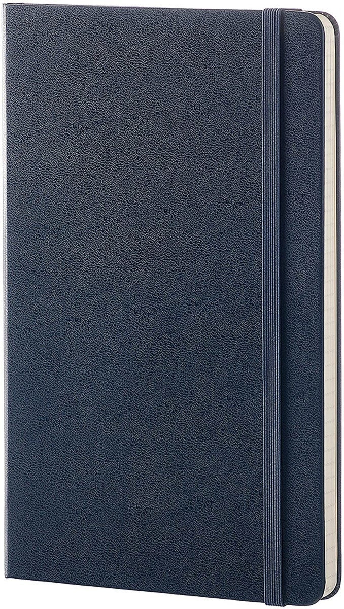 Moleskine Notatbok Linj. Saf.Blå Hard L