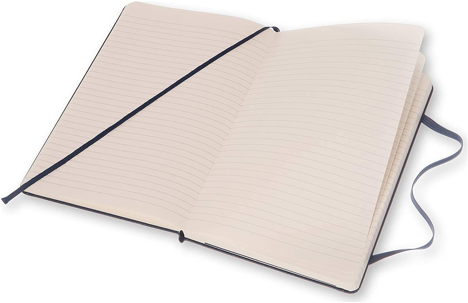 Moleskine Notatbok Linj. Saf.Blå Hard L