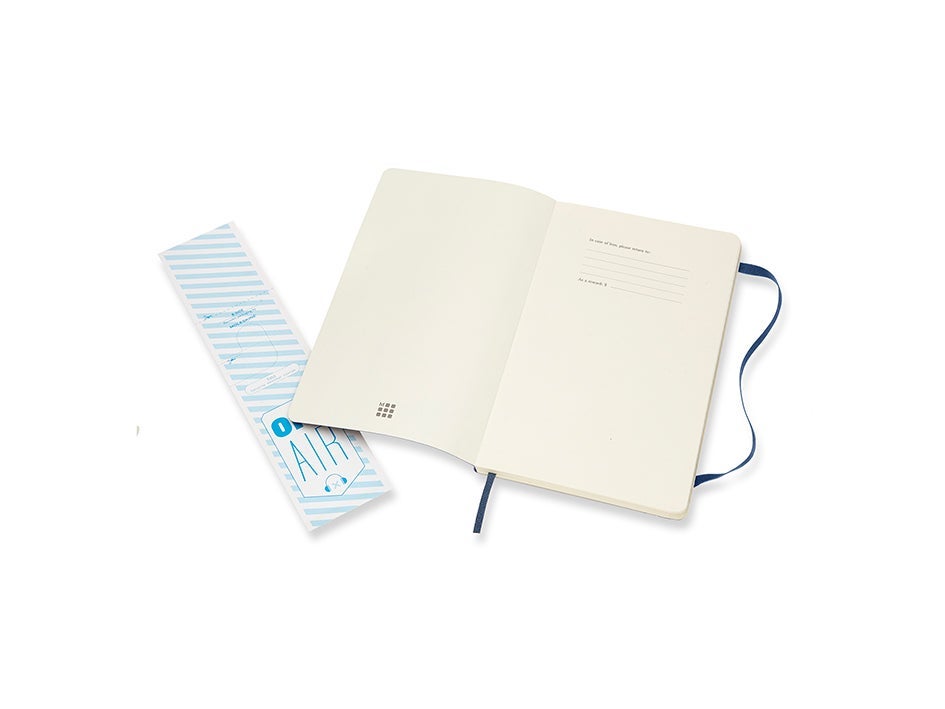 Moleskine Notatbok Linjert Safir Myk Large