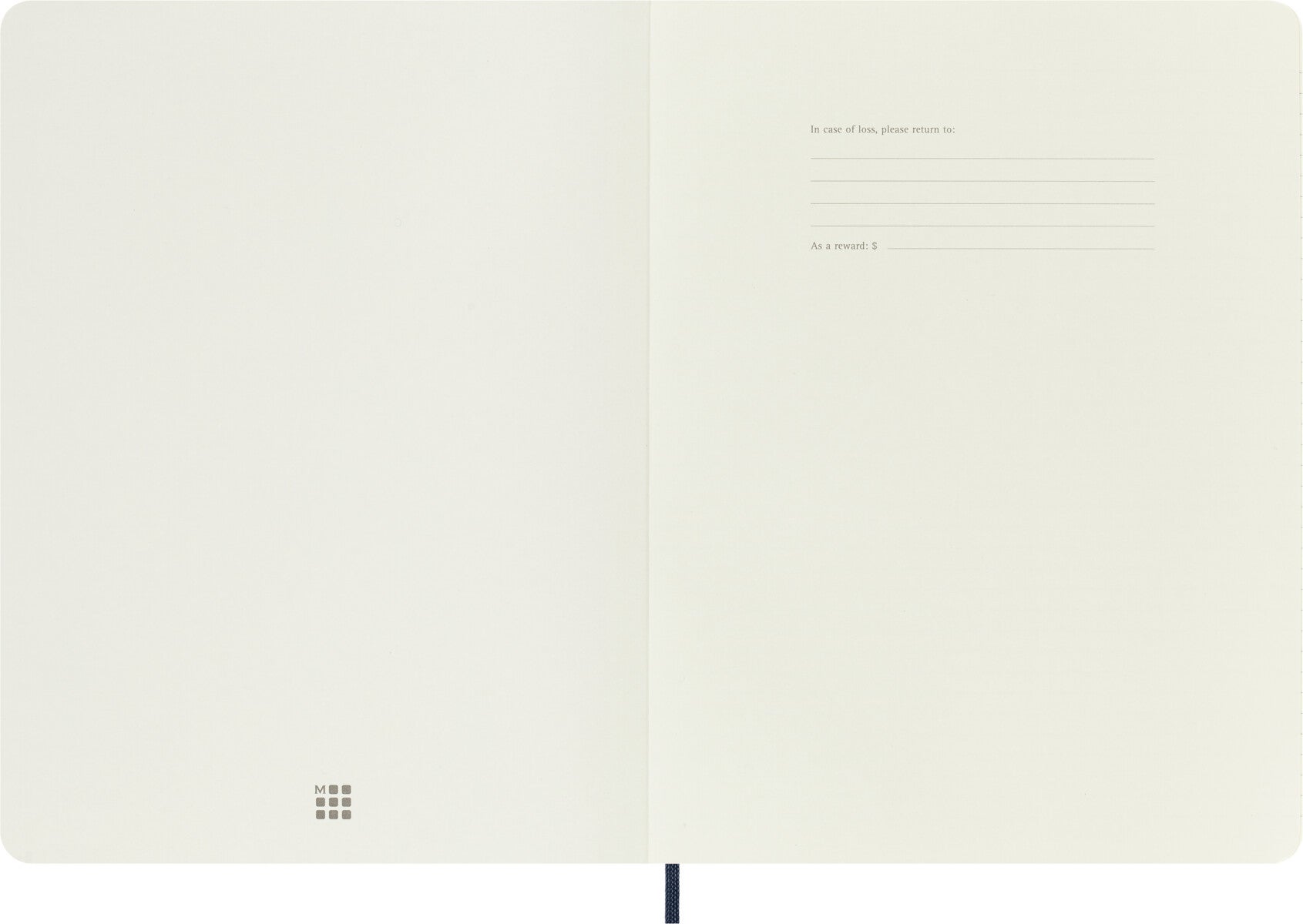 Moleskine Notatbok Linjert Sapphire Blå Soft XL