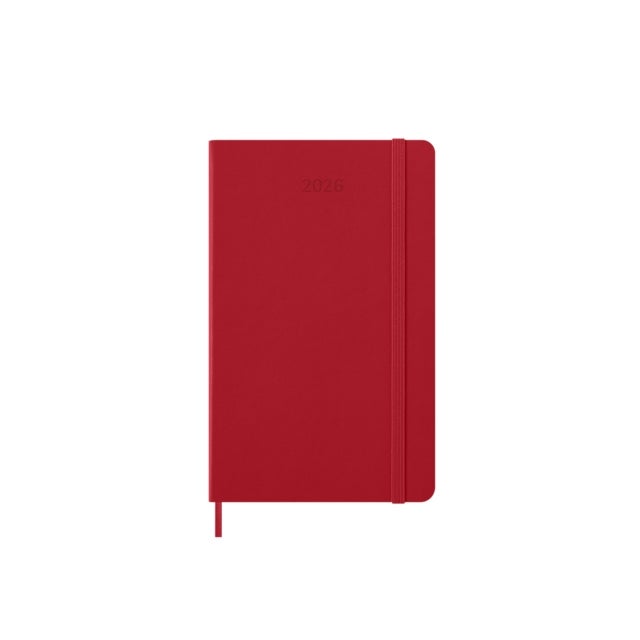 Moleskine 2026 Hard L Uke Notat Rød