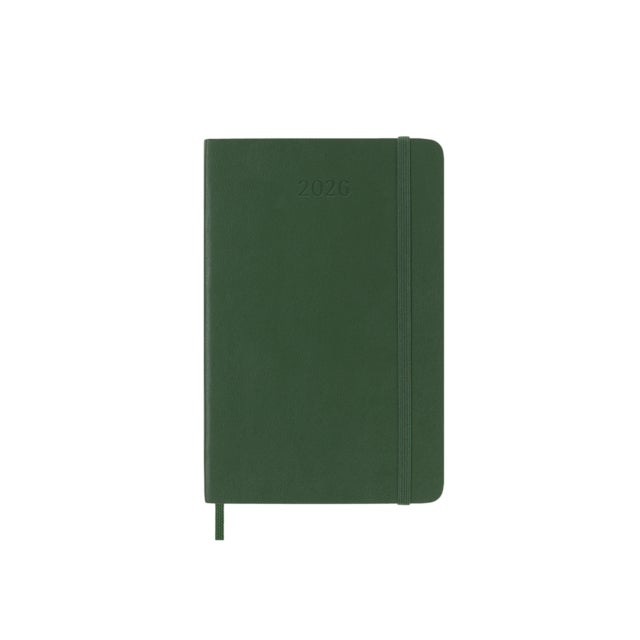 Kalender Moleskine 2026 Soft P Uke Notat Myrtel Grønn