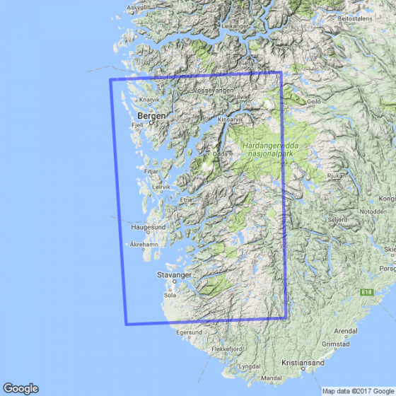The South West Coast 1:250 000 m/hefte