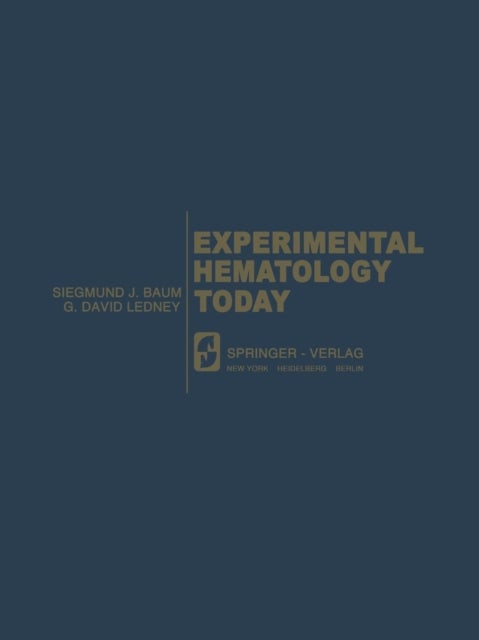 Experimental Hematology Today - 5th Annual Meeting, August 17-20, 1976, Washington D.C., USA