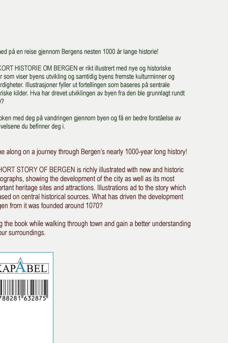 En kort historie om Bergen = A short story of Bergen