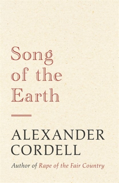 Song of the Earth - The Mortymer Trilogy Book Three