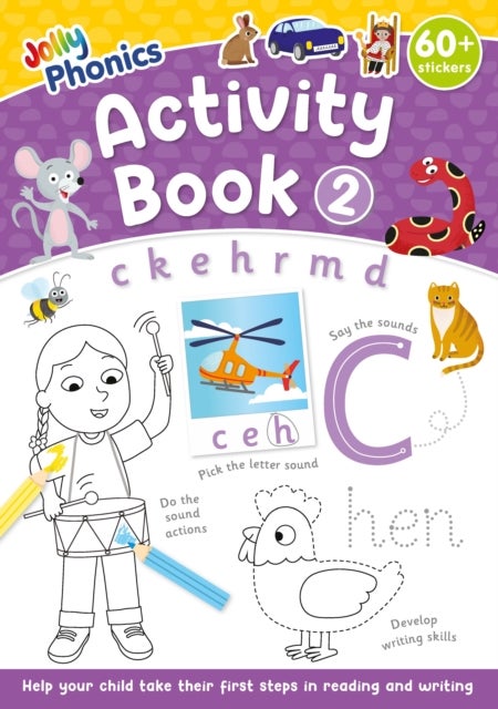 Jolly Phonics Activity Book 2 - in Precursive Letters (British English edition)