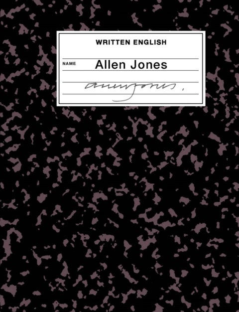 Written English - An artist's book by Allen Jones