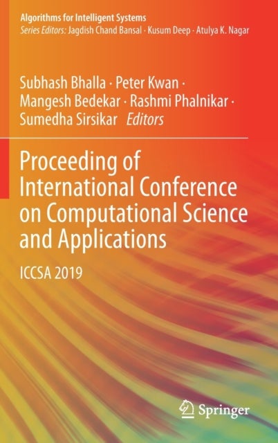 Proceeding of International Conference on Computational Science and Applications - ICCSA 2019