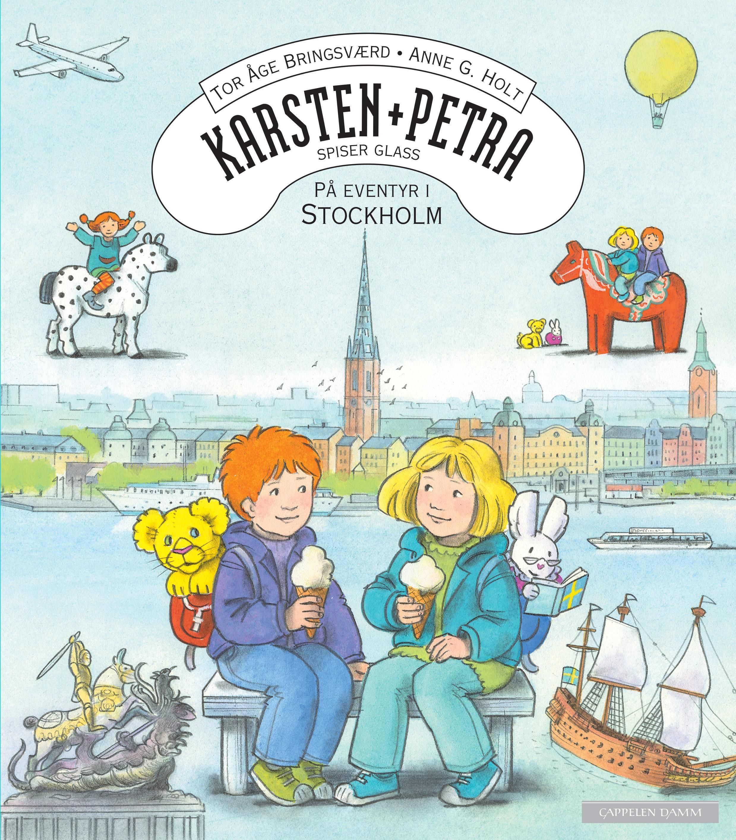 Karsten og Petra spiser glass! - på eventyr i Stockholm