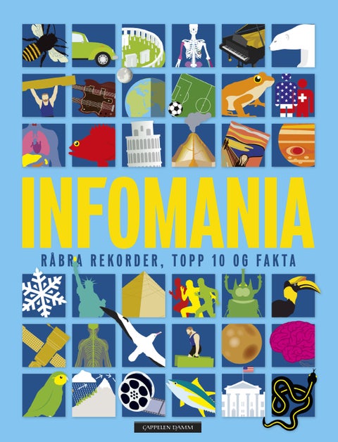 Infomania - råbra rekorder, topp 10 og fakta