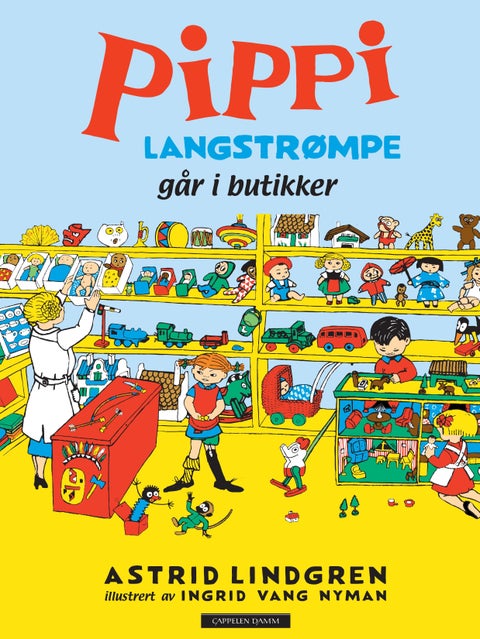 Pippi går i butikker - billedbok
