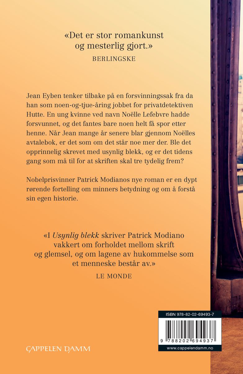 Usynlig blekk