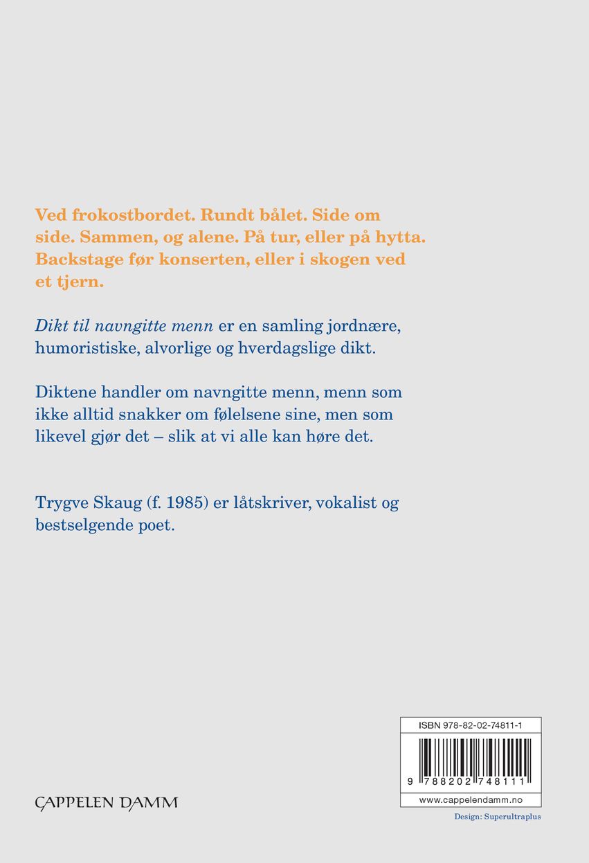 Dikt til navngitte menn