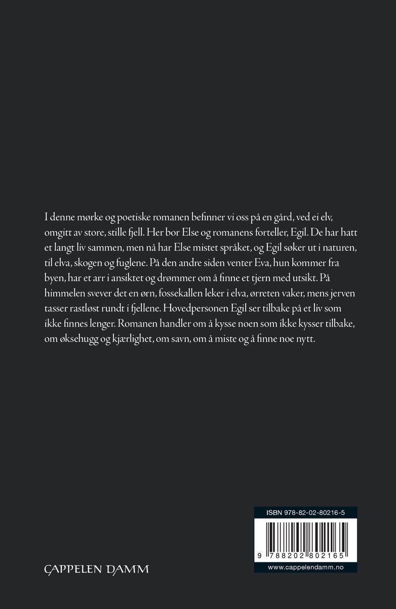 Stillheten er et øksehugg