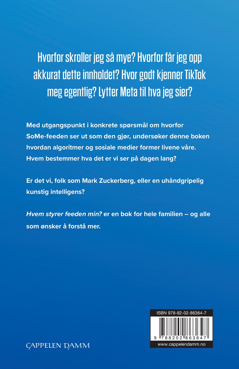Hvem styrer feeden min?
