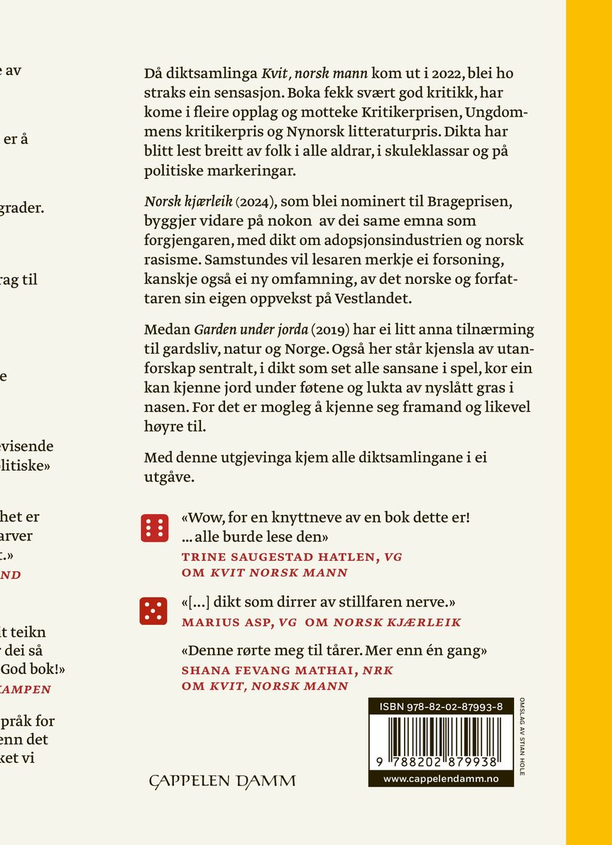 Kvit, norsk mann