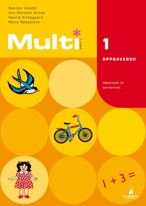 Multi 1, 2. utgåve - Oppgåvebok : matematikk for barnesteget